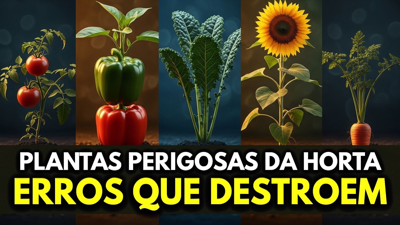 10 Plantas QUE Podem Salvar ou Destruir Sua Horta com Erros Perigosos que Ninguém Conta
