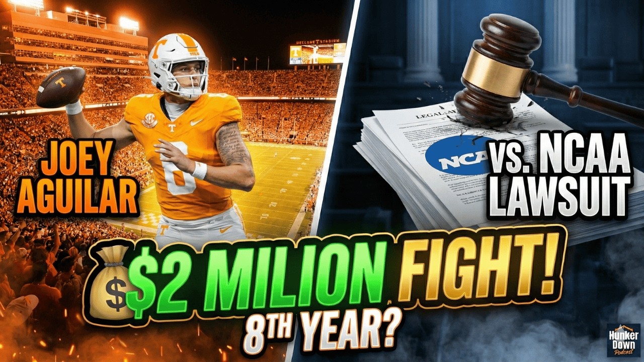Joey Aguilar vs NCAA   The $2M Fight for an 8th Year #football #tennesseefootball #collegefootball