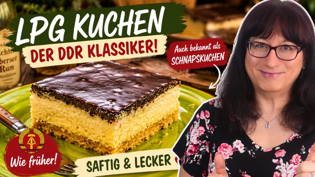 LPG Kuchen vom Blech ist ein Stück DDR Kindheit wie früher