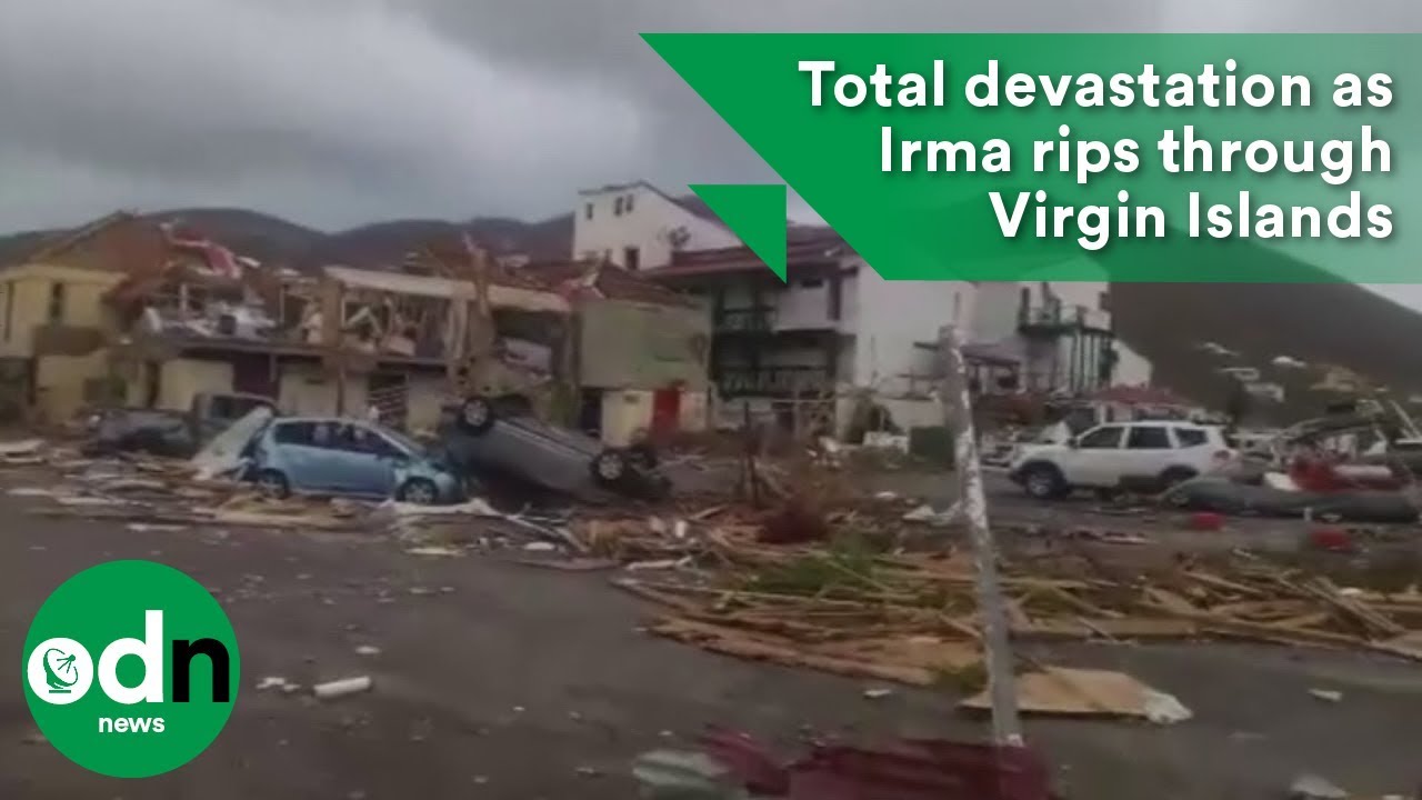 Total devastation as Irma rips through Virgin Islands