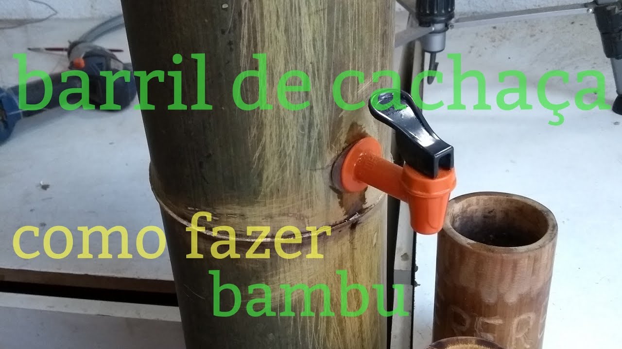 Como fazer um Barril de Cachaça @bambutotal