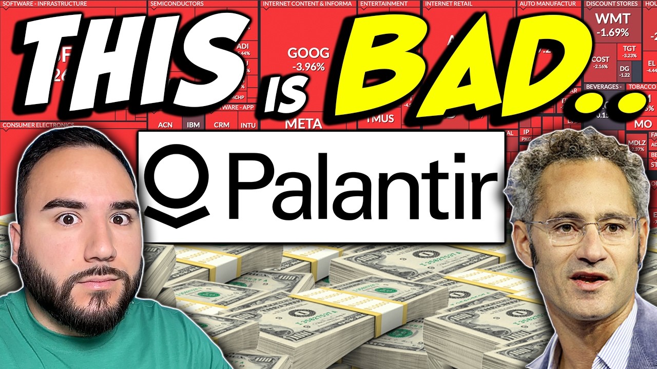Обвал акций Palantir усугубляется! 📉