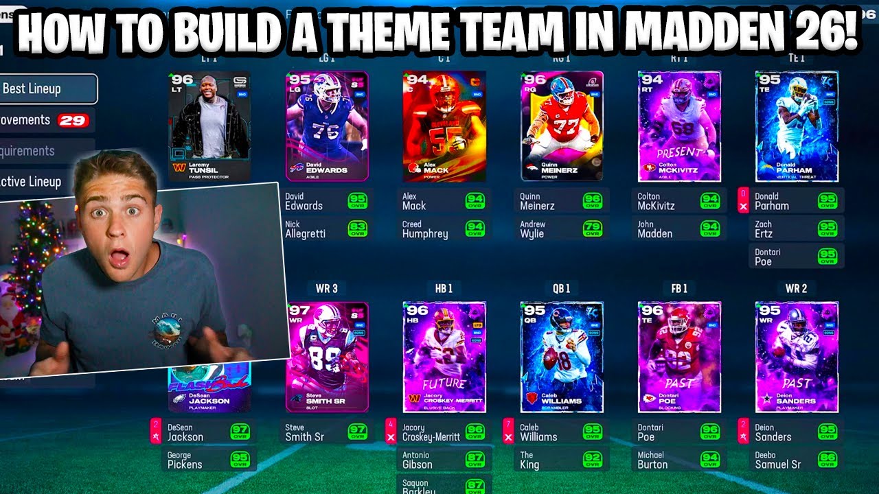 How to Build a Theme Team in Madden 26 Ultimate Team