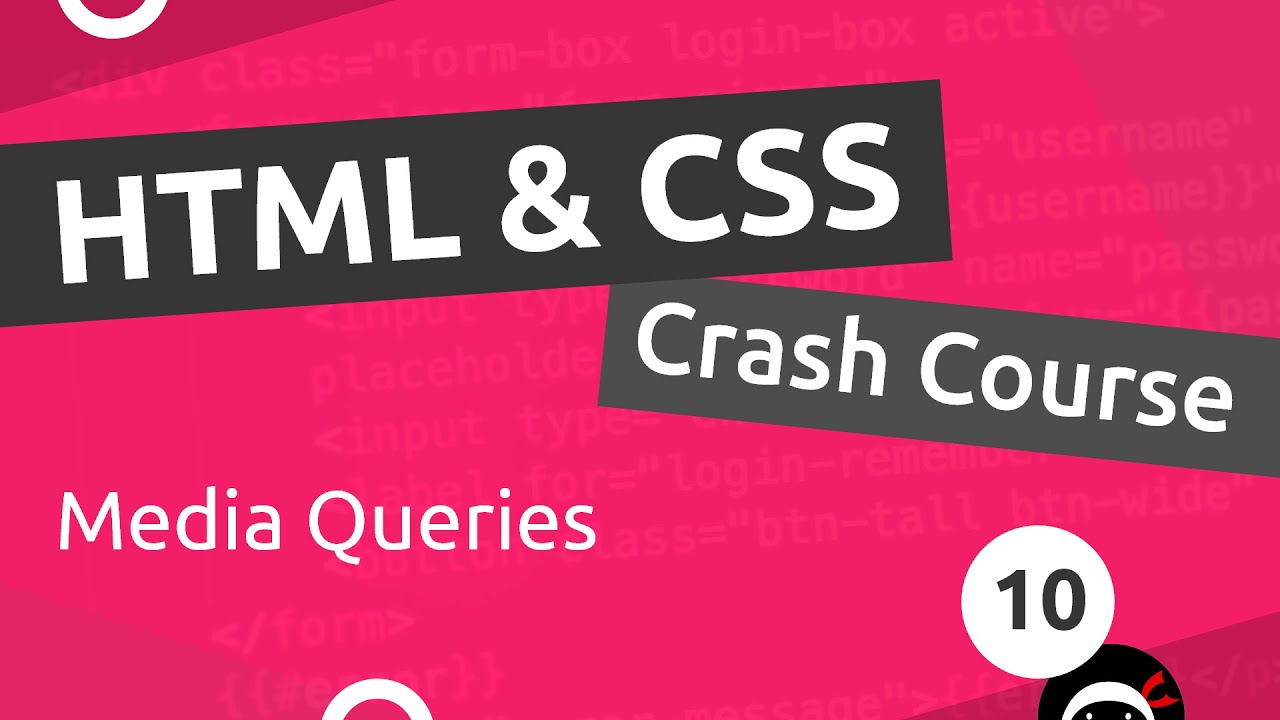 HTML & CSS Crash Course Tutorial #10 - Intro to Media Queries