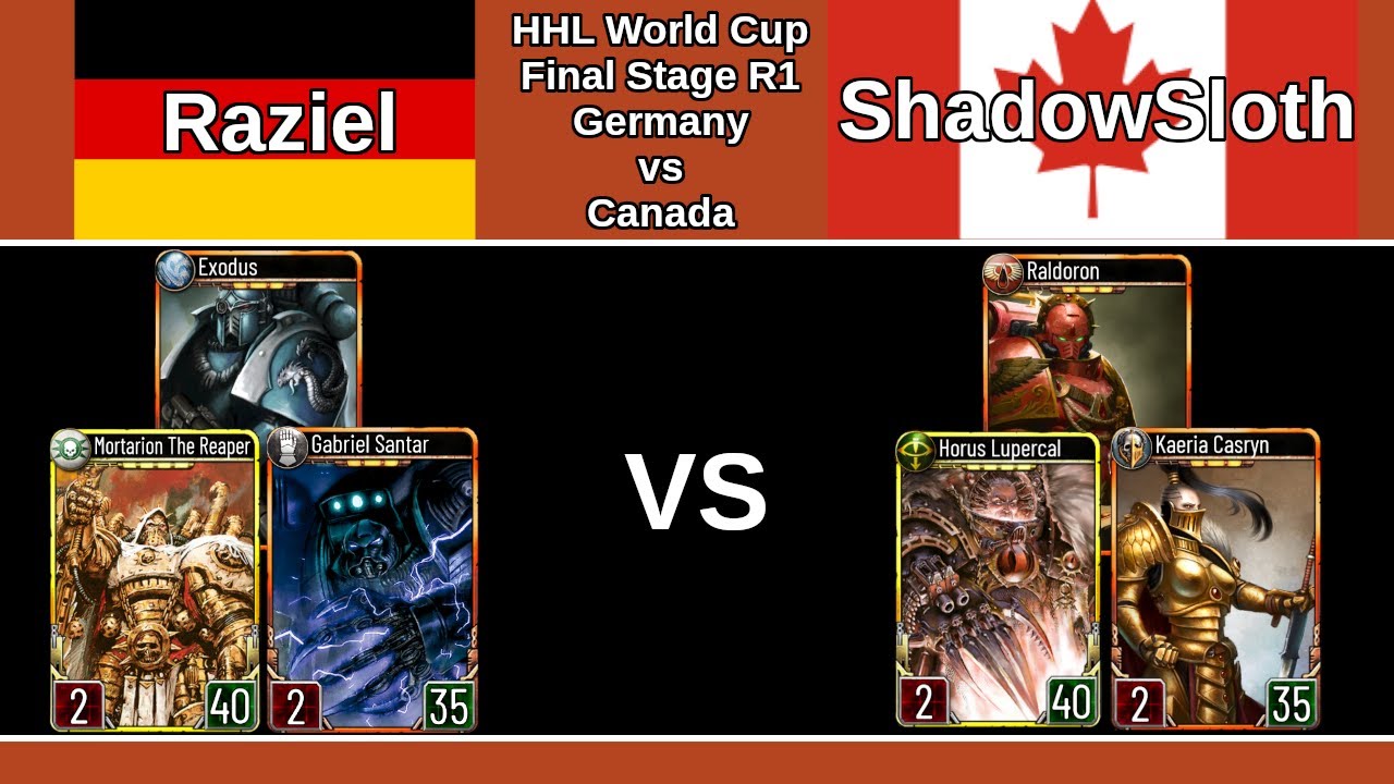 HHL World Cup Final Stage - Raziel (Germany) vs ShadowSloth (Canada)