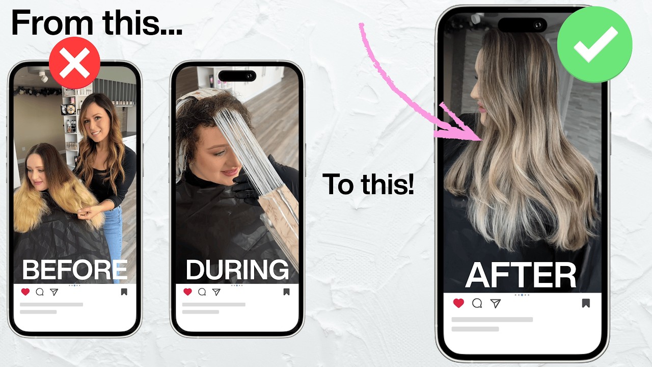 TAK naprawiłam kolor włos&oacute;w mojej klientki, używając Redken Shades EQ!