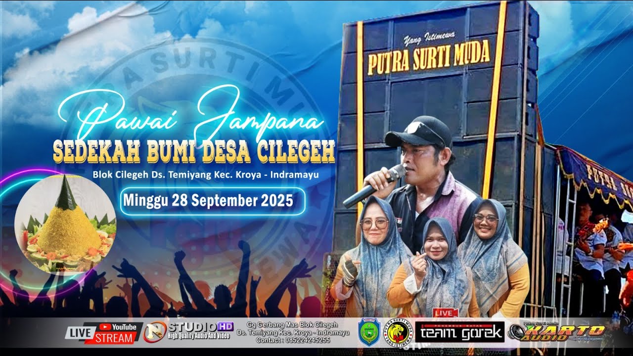 LIVE PAWAY JAMPANA ADAT SEDEKAH BUMI BLOK CILEGEH BERSAMA PUTRA SURTI MUDA || Minggu, 28 Sptber 2025