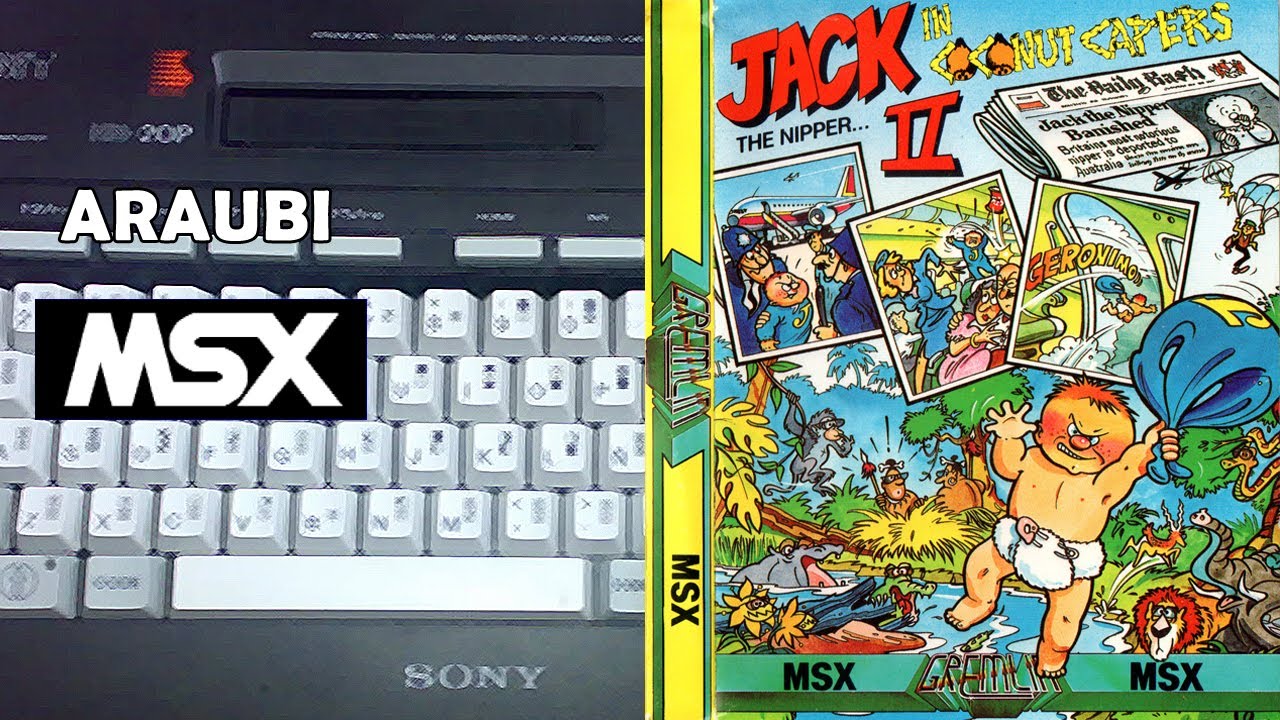 Jack the Nipper in Coconut Capers (Gremlin, 1987) MSX [786] Walkthrough Comentado