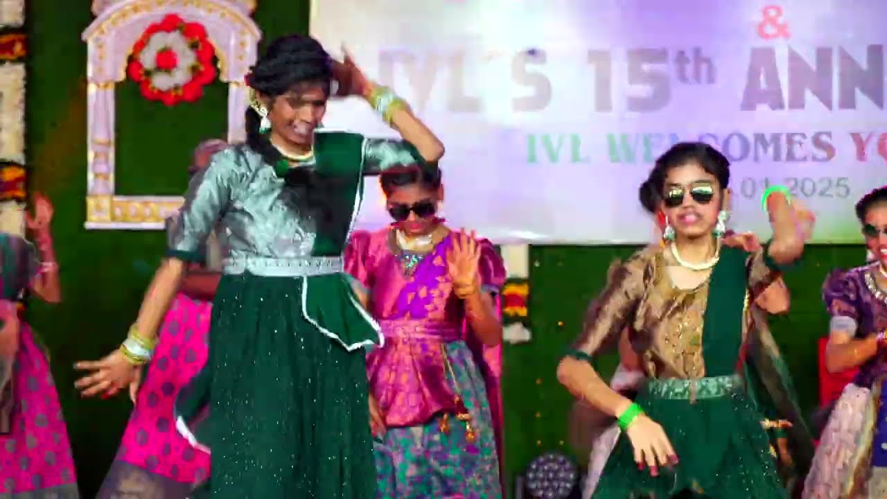 Pushpa-2 the Rule | Trending Fusion | The girls | IVL School | Annual Day -2025 | Rajini | Annualday