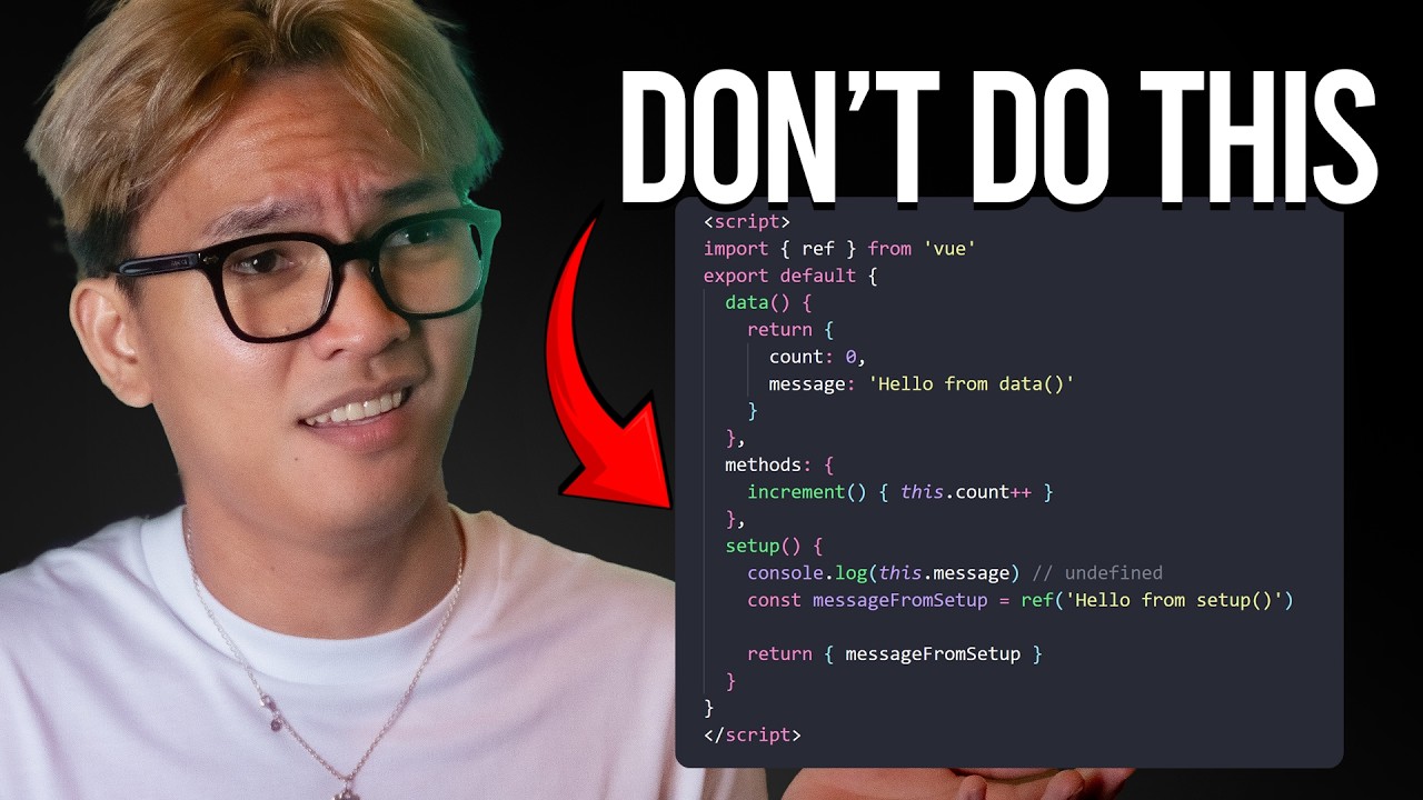You&rsquo;re Writing Vue Wrong &mdash; Use This Instead (Options vs Composition API)
