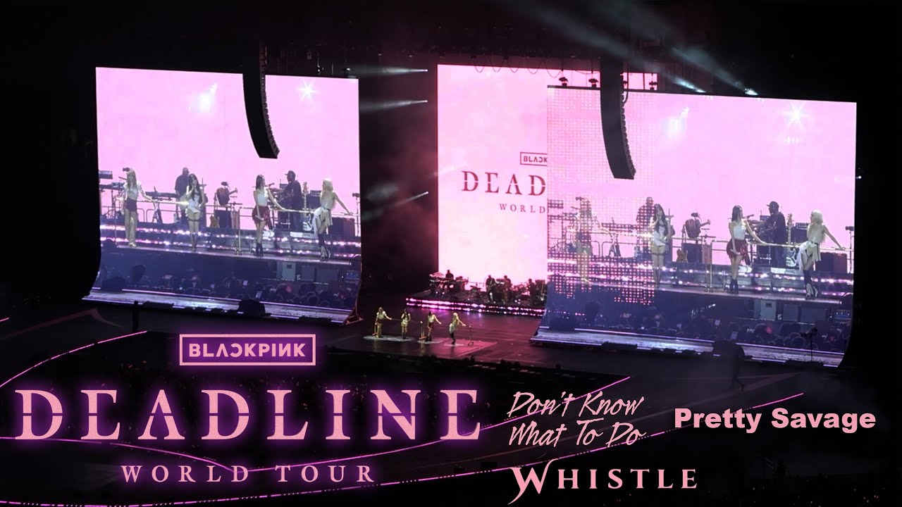 1st Time Live BLACKPINK in London Day 2 (Pretty Savage, Don't Know What to Do & Whistle)