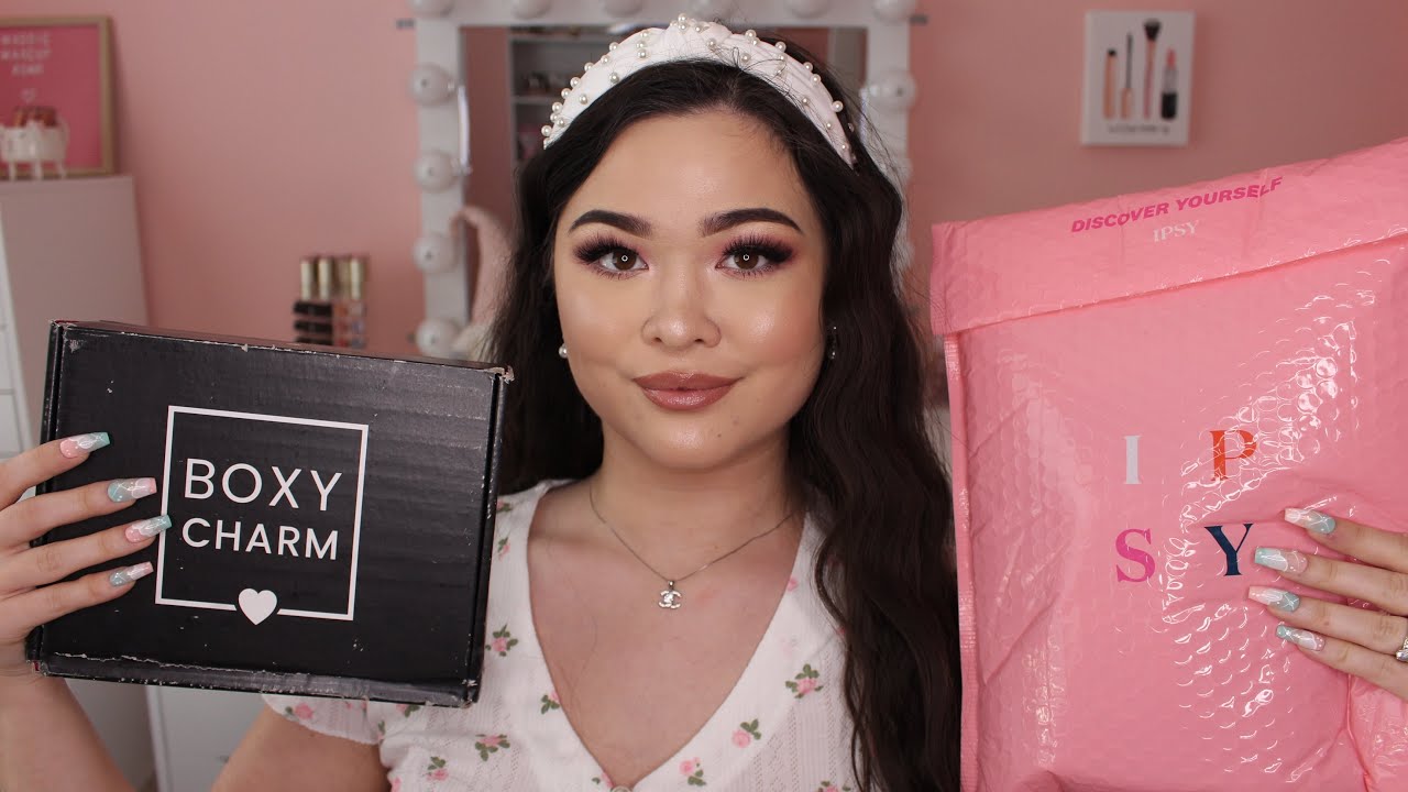 ASMR Boxycharm vs Ipsy Unboxing💗 | Whispered