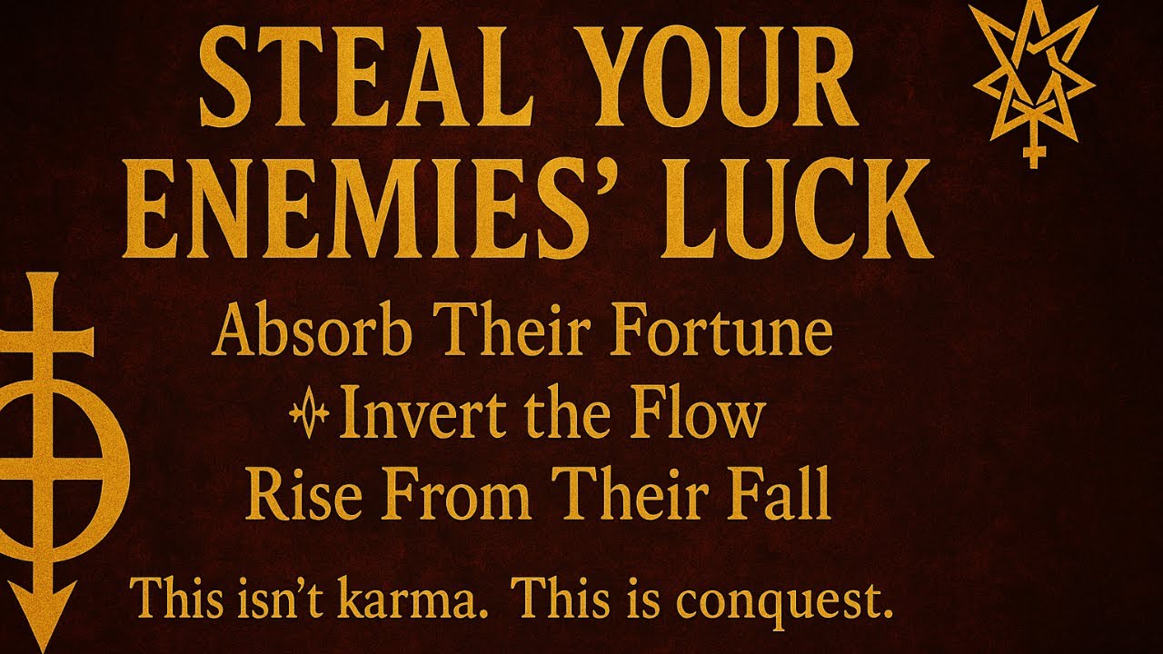 🜏 STEAL YOUR ENEMIES' LUCK | 𝐬𝐮𝐛𝐥𝐢𝐦𝐢𝐧𝐚𝐥 𝐞𝐱𝐩𝐞𝐫𝐢𝐦𝐞𝐧𝐭 [READ DESCRIPTION] 👁️⃤
