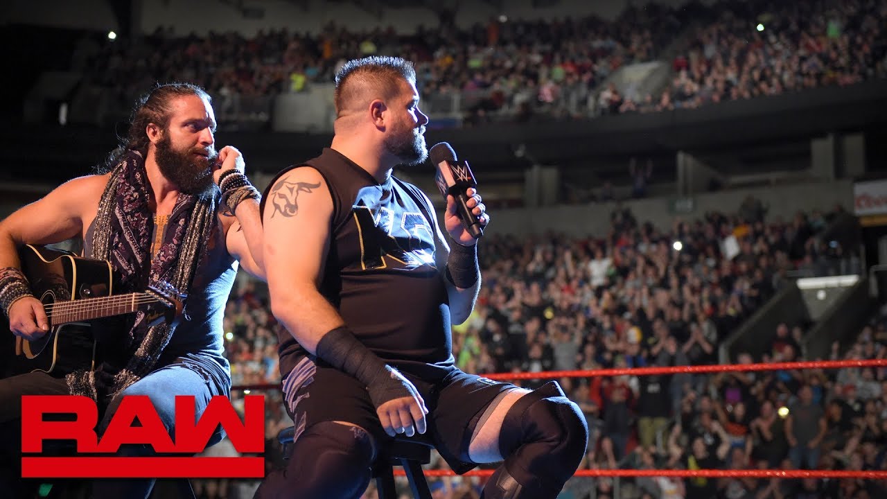 Сиэтлская толпа освистала Кевина Оуэнса и Элаяса: Raw, 1 октября 2018 г.