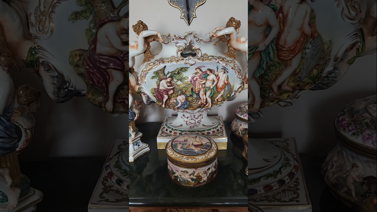 Antique Capodimonte porcelain 