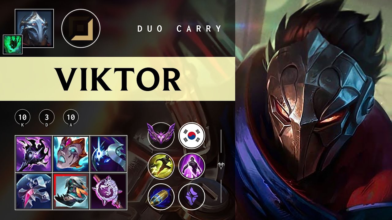 Viktor Carry vs Jhin - KR Master Patch 25.23