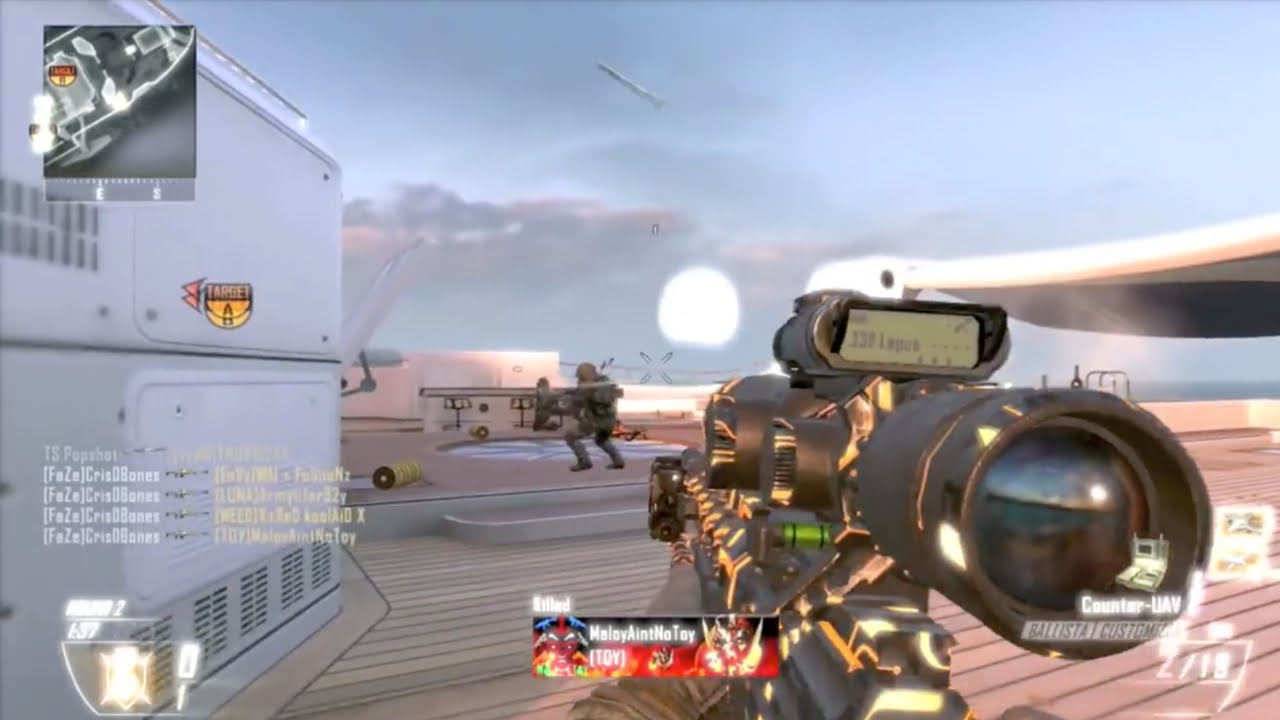 Black Ops 2 Sniping Montage 5 - Feeds, Trickshots and Quick Scopes