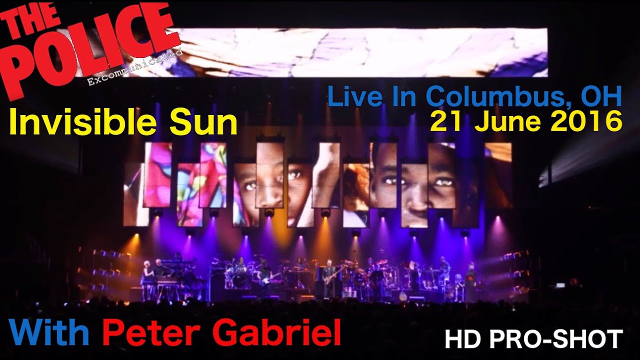 Sting & Peter Gabriel - Invisible Sun (Live In Columbus, OH 2016) - HD PRO-SHOT