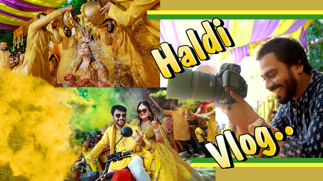 Telugu Haldi Photography Vlog || Telugu Tutorials || Prasad Pictorials