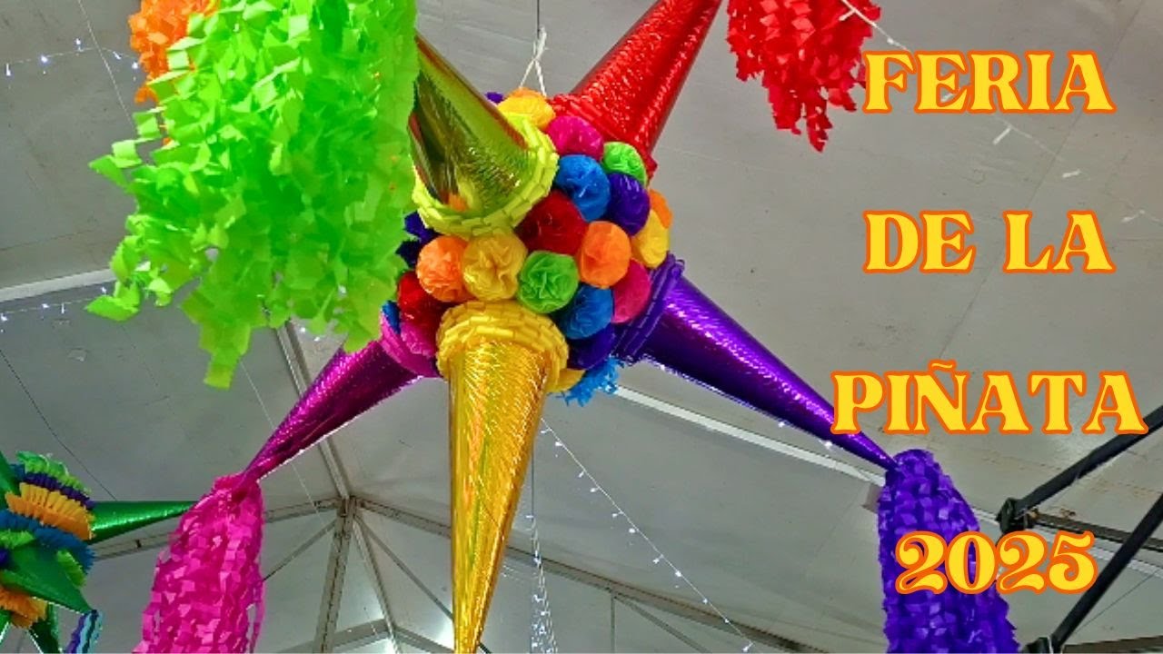 FERIA DE LA PIÑATA EN ACOLMAN 2025 PABELLON DE PIÑATAS