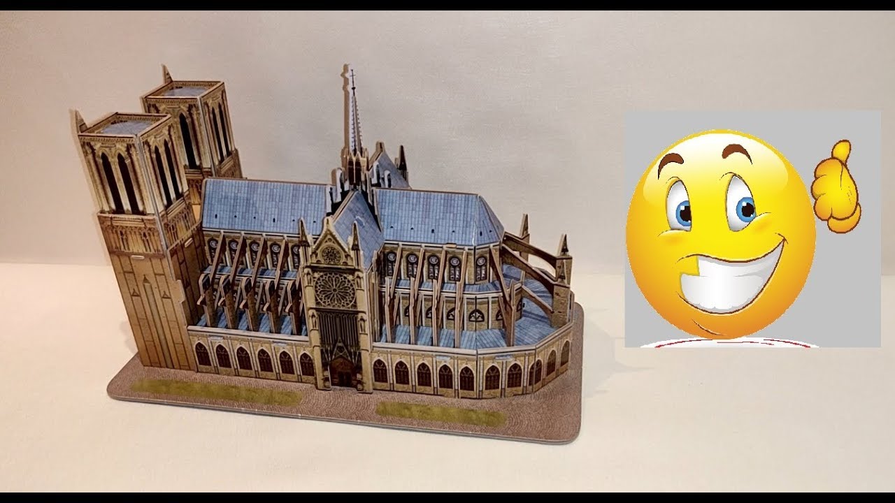 DIY . Building Notre-Dame de Paris cathedral 😊