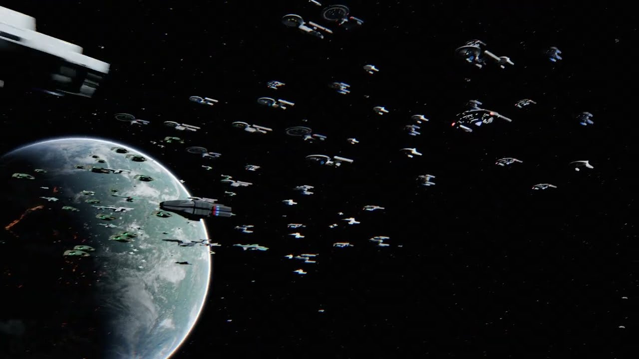 Through the Fire: Dominion War Fleet Flyby | Star Trek Cinematic Animation