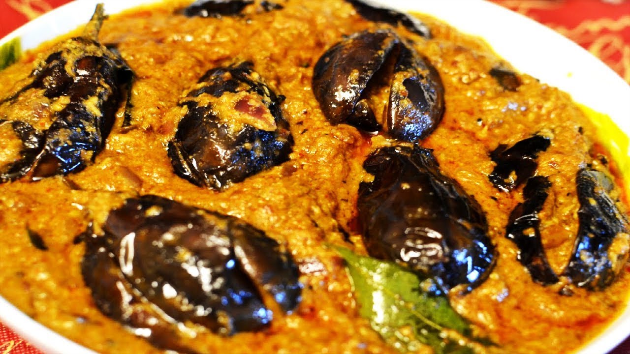 Stuffed Brinjal Curry Recipe | Gutti Vankay Masala Curry | Bharwa Baingan Recipe | Live Food