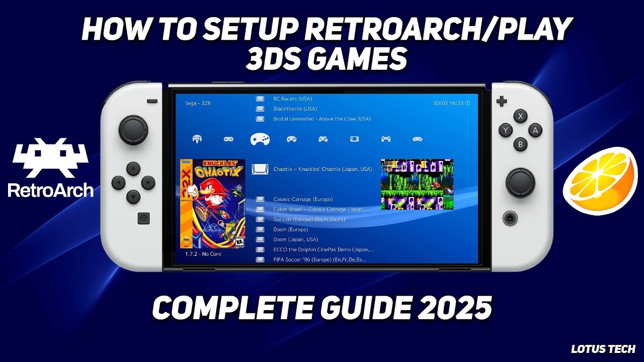 Как настроить Retroarch/играть в 3ds-игры на модифицированном коммутаторе (полная настройка 2025)