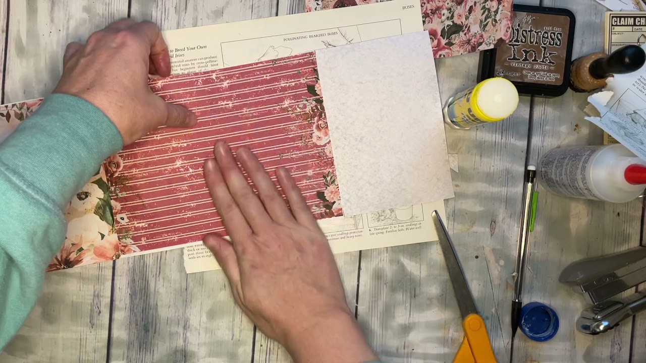 Quick and Easy Junk Journaling Accordion Album, DIY Accordion Book, Junk Journal Tutorials