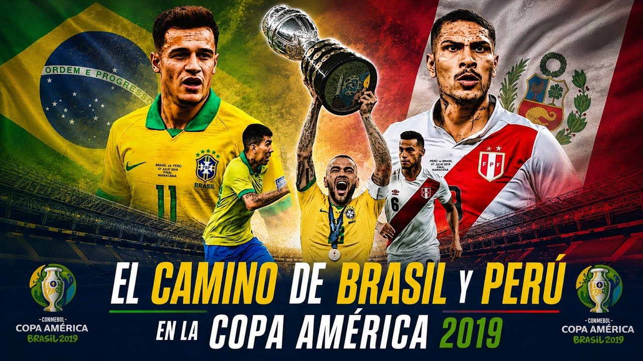 El Camino de BRASIL 🇧🇷 y PERÚ 🇵🇪 en la 🏆 AMÉRICA 2⃣0⃣1⃣9⃣
