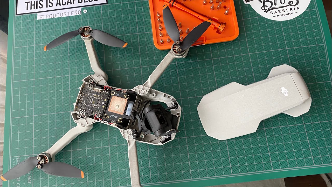 Reparación DJI Mavic Mini 2 (Cambio de carcasa superior).