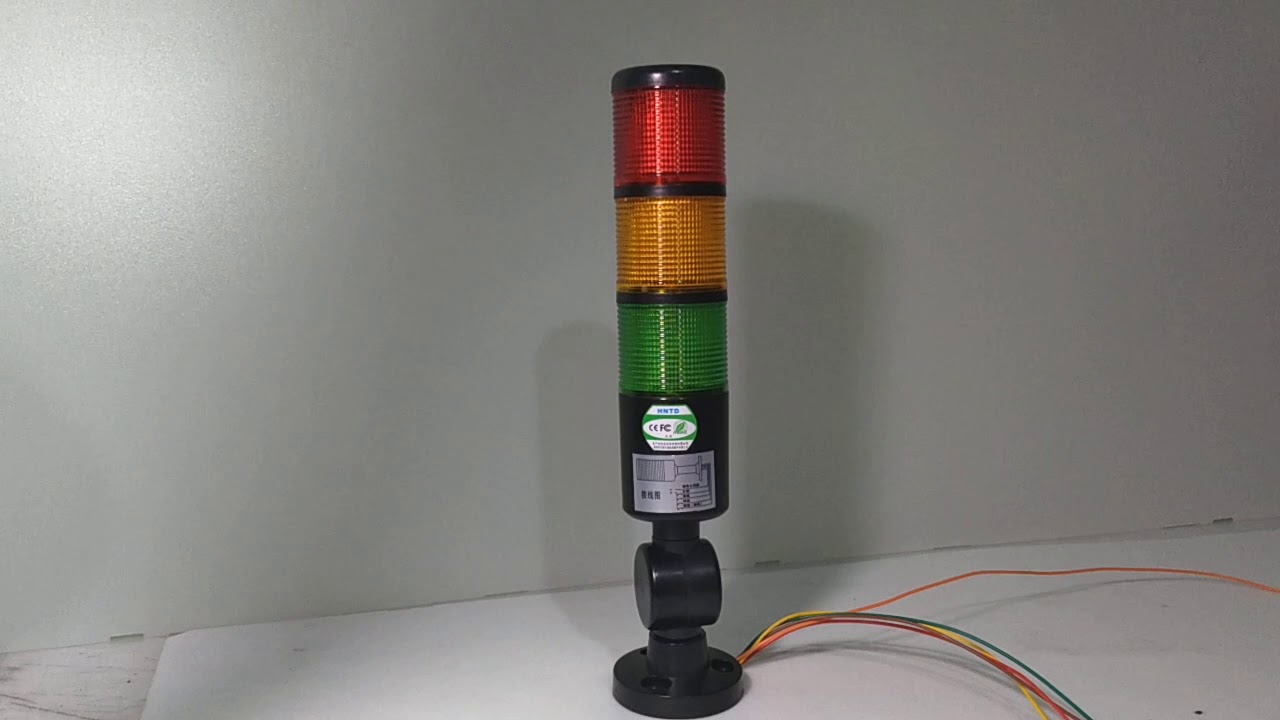Sinaleiro industrial articul&aacute;vel 24v