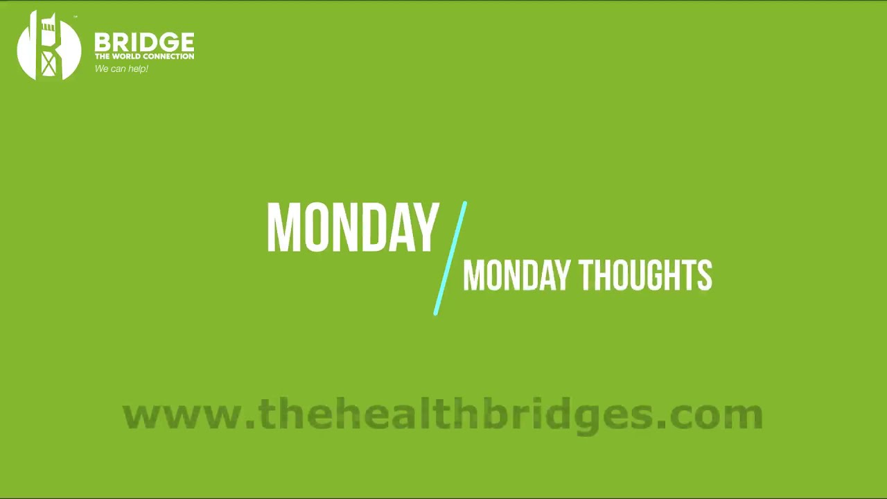 Monday Thoughts