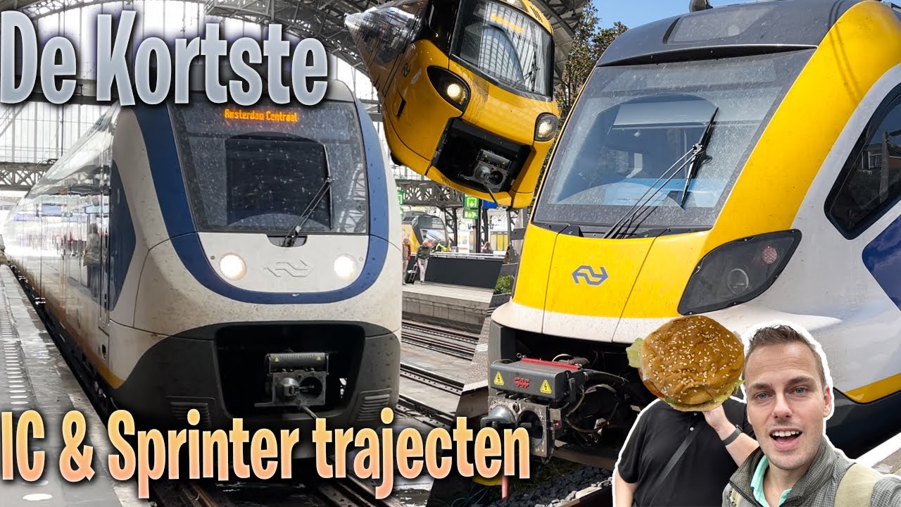 Het kortste IC & Sprinter traject!! || #BliviusVlog