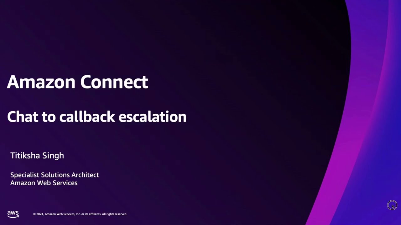 Enable Chat-to-Callback Escalation using Amazon Connect Contact Lens