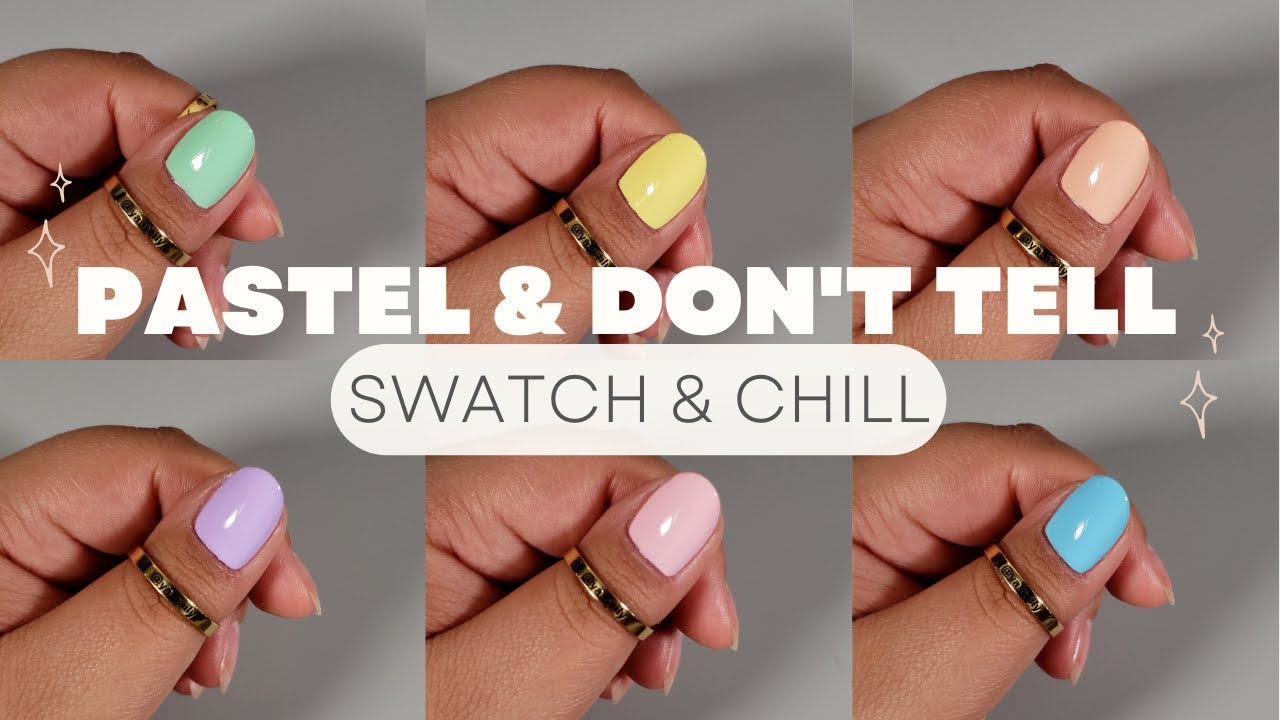 holo taco - pastel & don't tell | swatch & chill ✨