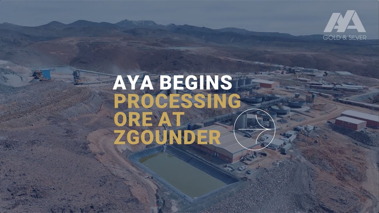 Aya Commences Processing Ore at Zgounder