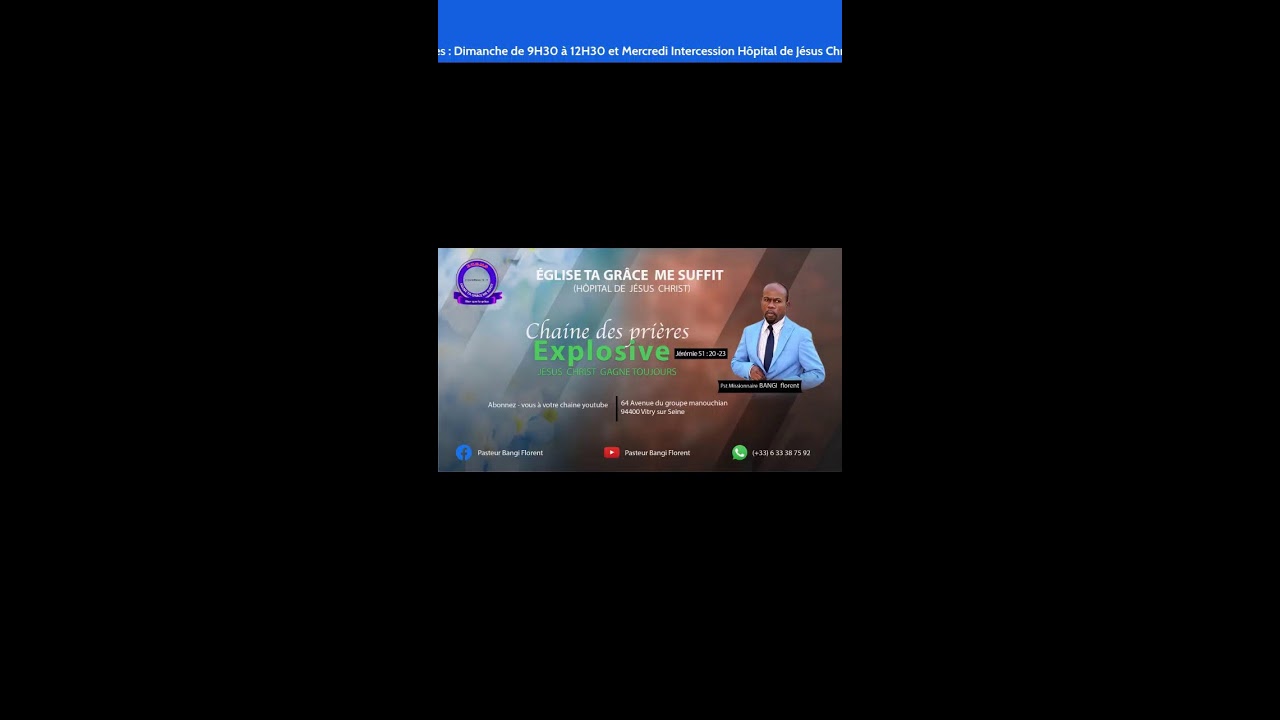 PRIERE  JEUDI  CHOC   15   JANVIER   2026 📱