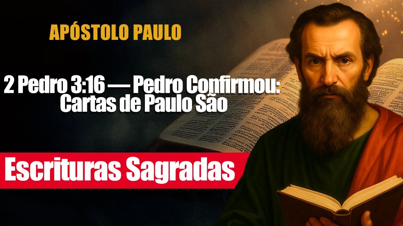 2 Pedro 3:16 — Pedro Confirmou: Cartas de Paulo São Escrituras Sagradas