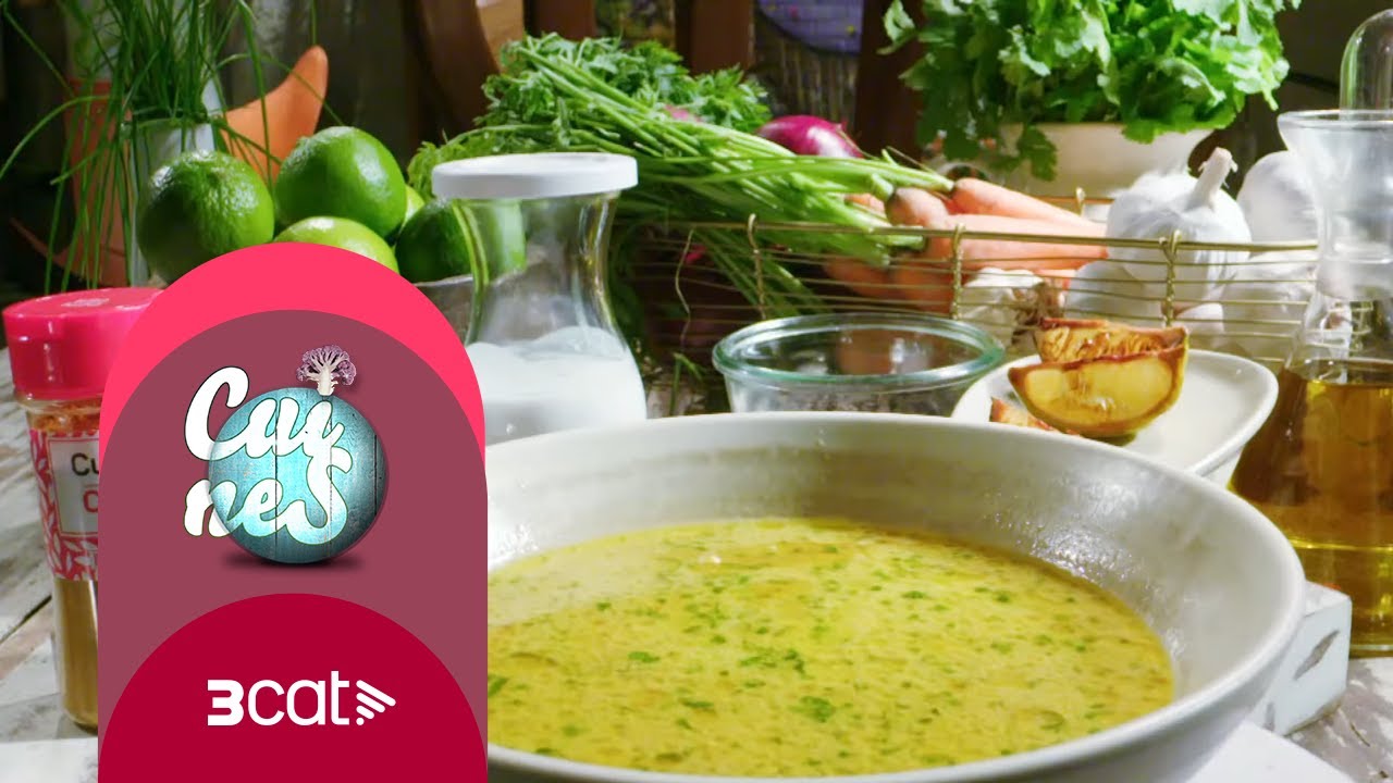 Sopa de pollastre amb curri | Cuines