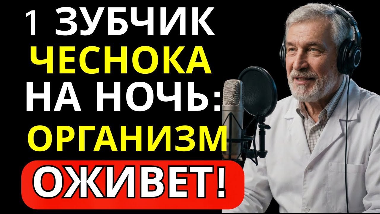 Чеснок на ночь: 3 механизма защиты от инфаркта и инсульта после 50 | Здоровье с Доктором