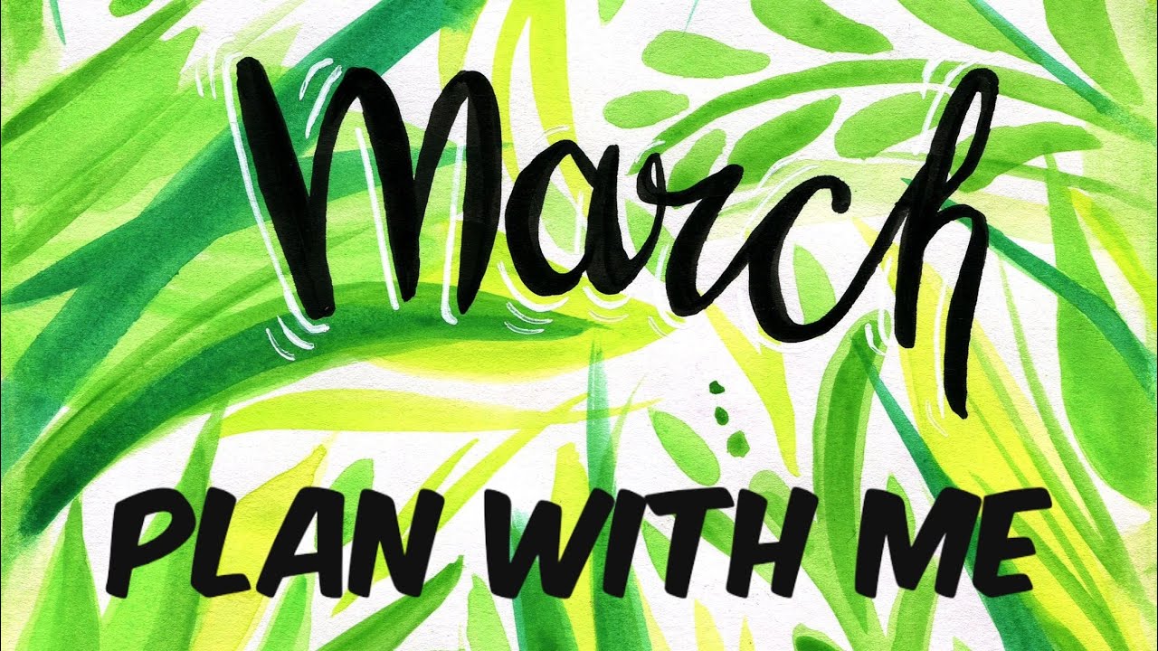 Plan With Me - March Bullet Journal