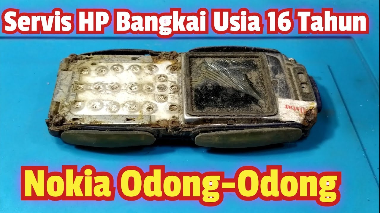 Servis HP Rongsokan Nokia 3220 usia 16 Tahun