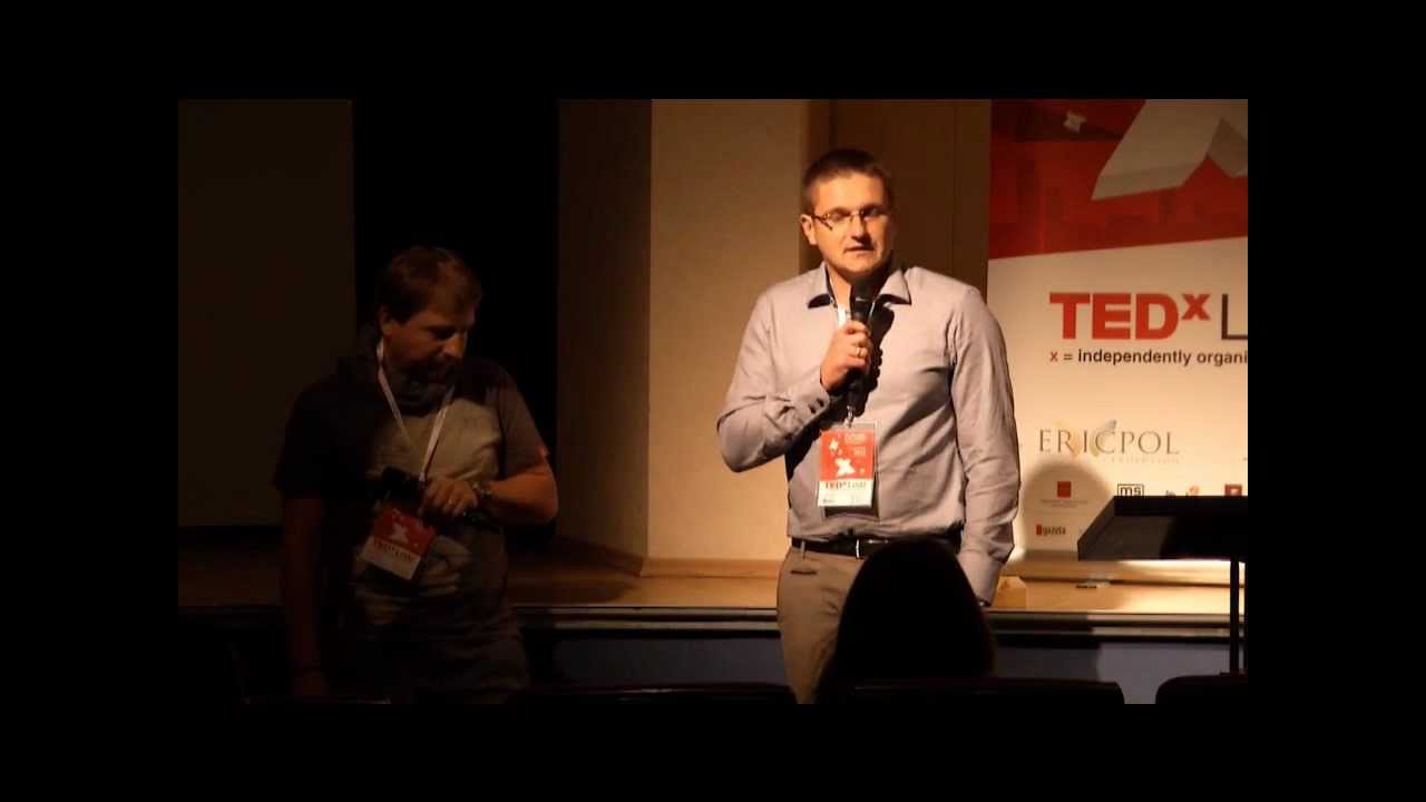 Marcin Matacz, Michał Meiser at TEDxLodz
