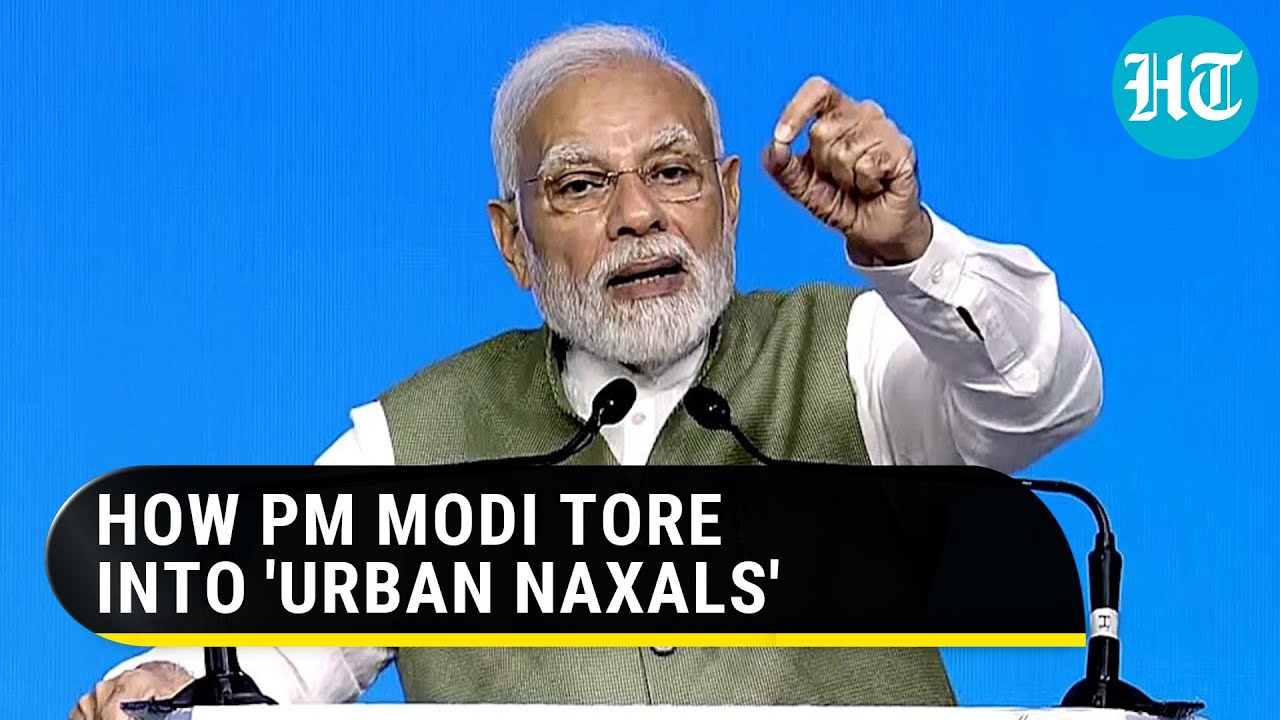 'Still active...': PM Modi blasts 'Urban Naxals' for 'stalling' developmental works