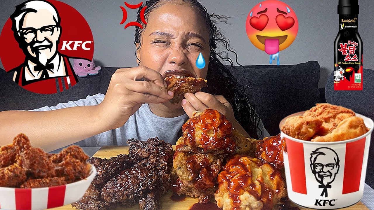 Let's SPICY KFC😋✨|South African MUKBANG 🇿🇦🔥🔥