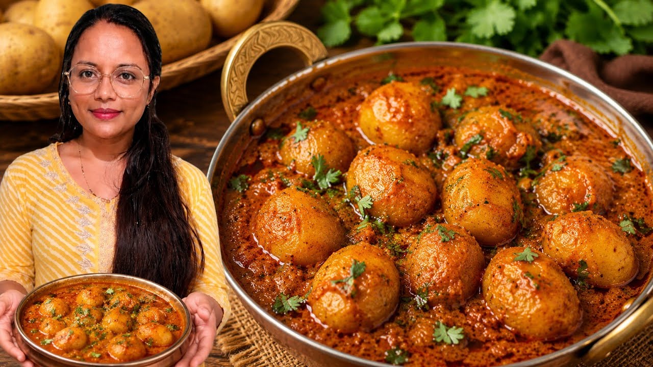 👩‍🍳होटल जैसा परफेक्ट दम आलु घर पर बनाके खिलाए | घरवाले तारिफ करते नही थकेंगे |✅ hotel style dum aloo