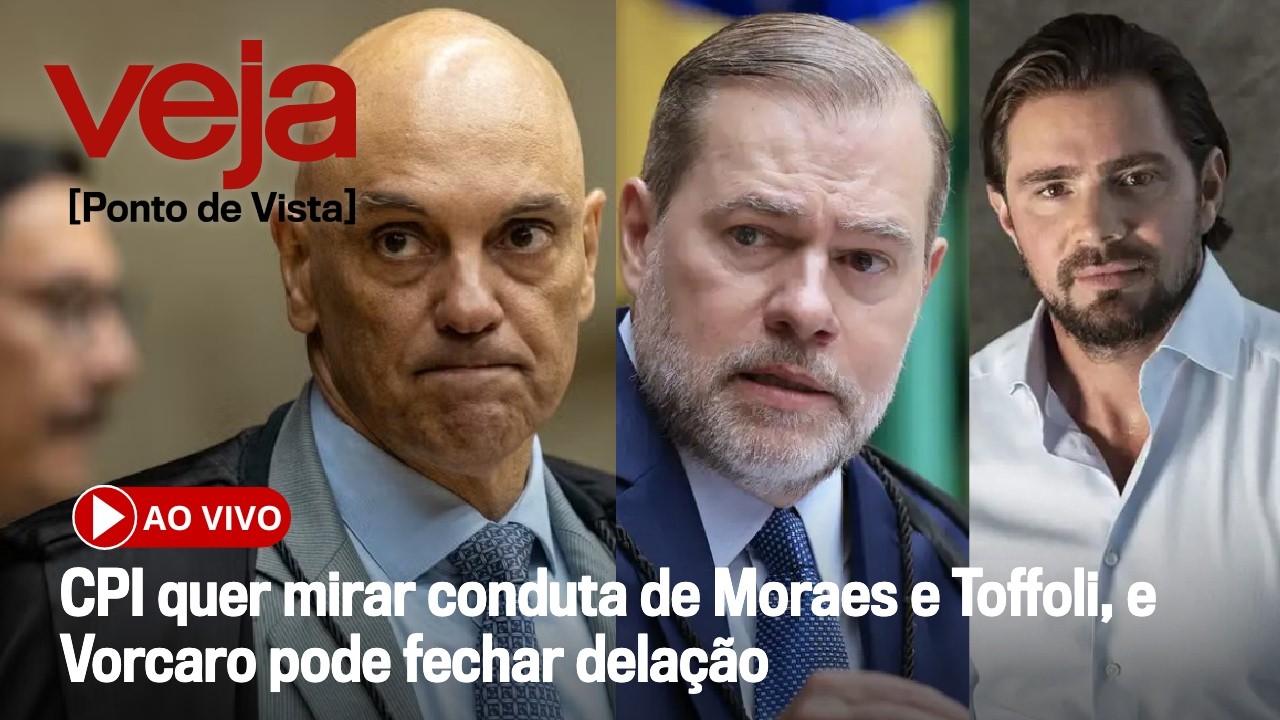AO VIVO: CPI quer mirar conduta de Moraes e Toffoli, e Vorcaro pode fechar delação | Ponto de Vista