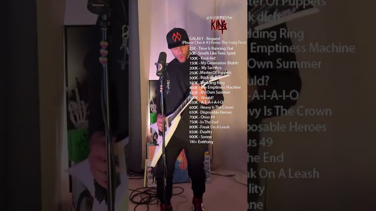 Vocal + Guitar Jam! (Metallica, Slipknot, Linkin Park, Deftones, SOAD, Rammstein, Requests etc.)