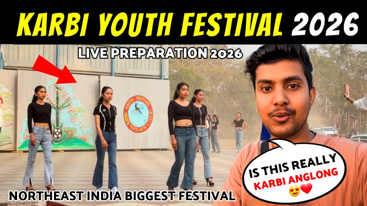 52nd Karbi Youth Festival 2026 Preparation | Karbi Anglong District | Miss KYF Catwalk Practice 